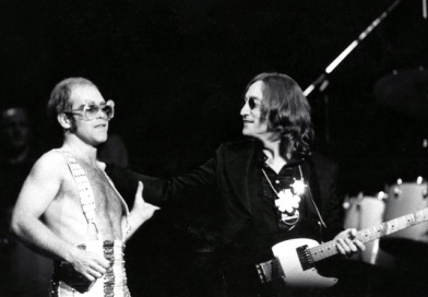 John Lennon steps on a concert stage for the last time in 1974