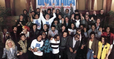 “We Are The World” by USA For Africa, went No.1 on the US Hot 100 on this day in 1985